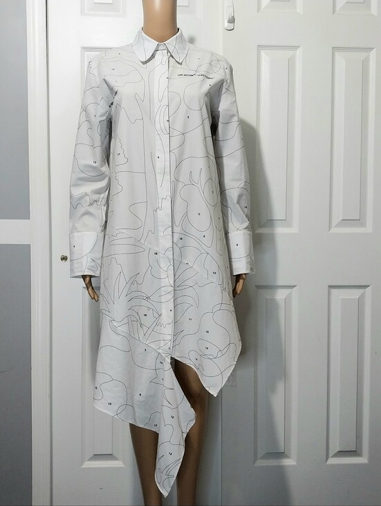 Off-White Dresses & Skirts - Off-White Puzzle‎ Shirt Dress, Size 42|US M